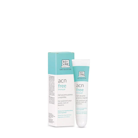 SOIVRE Gel Asséchant ACN FREE 15ml Gel Visage Anti-Acné Peau Grasse Mixte Imperfections Traitement Localisé Purifiant - Para Klean