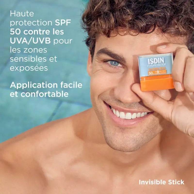 ISDIN PHOTOPROTECTEUR INVISIBLE STICK SPF50 10G - Para Klean