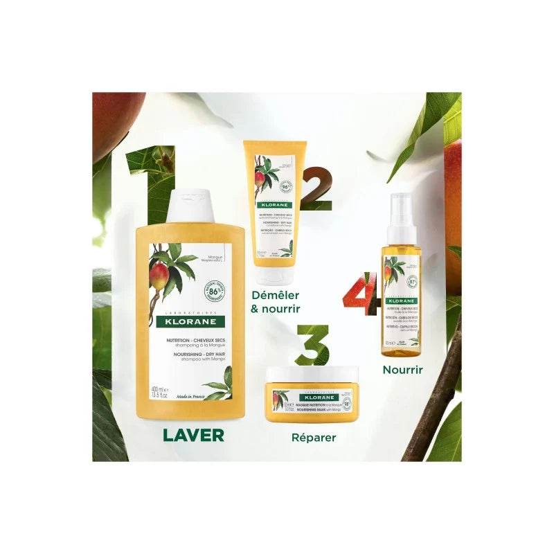 KLORANE Beurre De Mangue Shampooing 400 ml - Para Klean