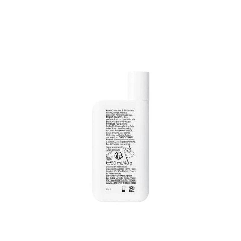 La Roche Posay Anthelios Crème Solaire Fluide Invisible SPF50 50ml = EAU THERMALE 50ML OFFERTE - Para Klean