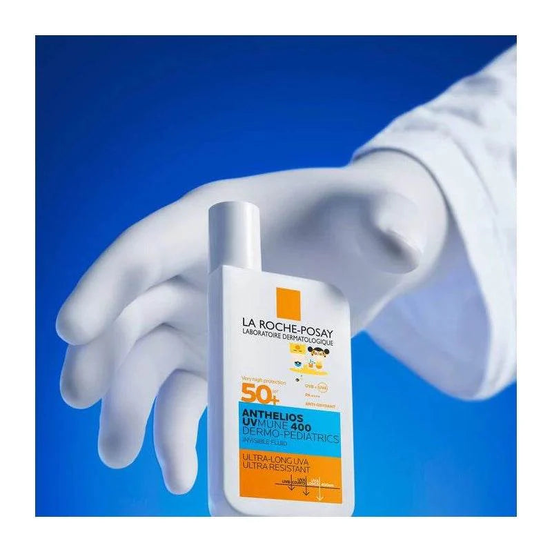 La Roche Posay Anthelios Crème Solaire Fluide Invisible SPF50 50ml = EAU THERMALE 50ML OFFERTE - Para Klean