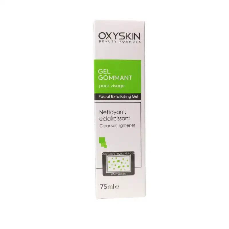 OXYSKIN GEL GOMMANT POUR VISAGE NETTOYANT ECLAIRCISSANT 75 ML - Para Klean