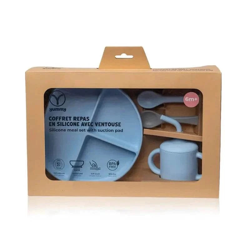 YUMMY Coffret Repas Silicone 6M+ - Para Klean
