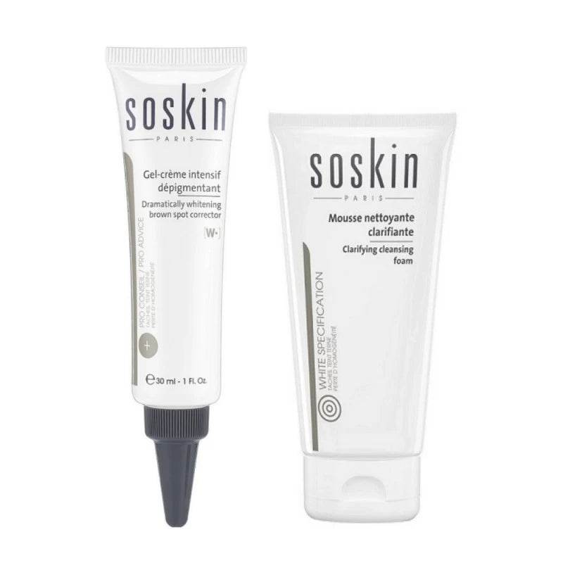 Soskin Gel-Crème Intensif Dépigmentant 30ml = Soskin Mousse Nettoyante 30ml Offerte - Para Klean