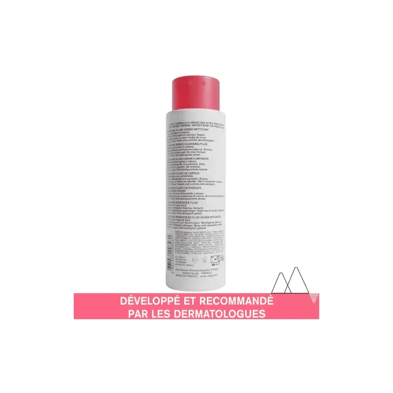 Uriage ROSÉLIANE Fluide Dermo-Nettoyant 250ml - Para Klean