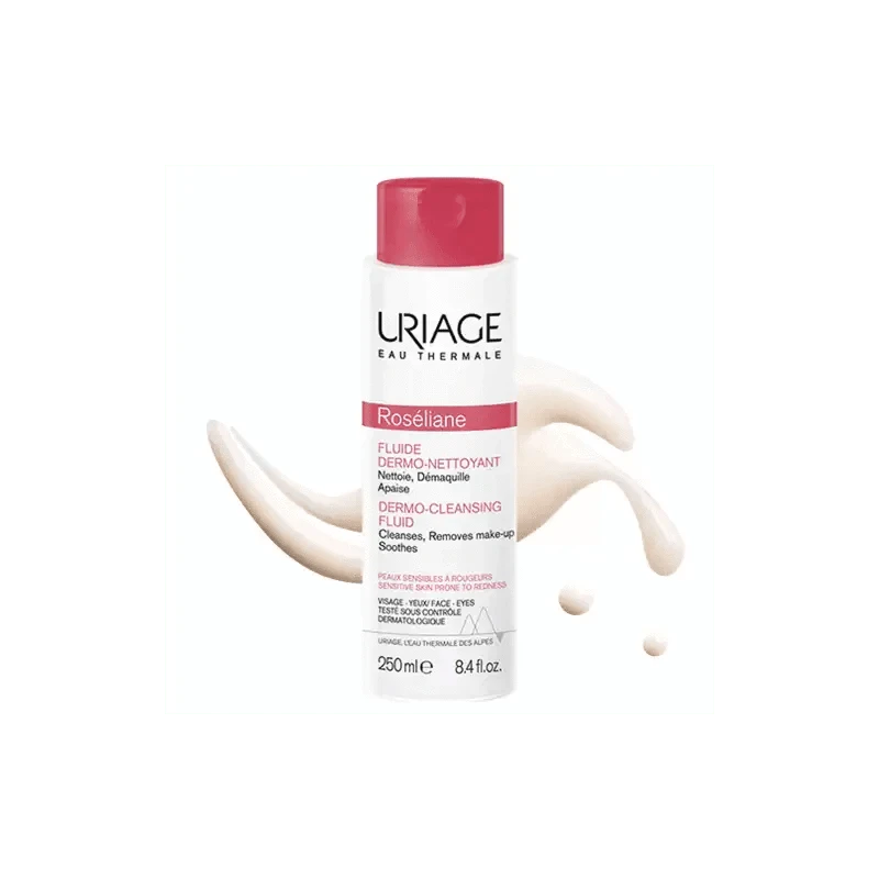 Uriage ROSÉLIANE Fluide Dermo-Nettoyant 250ml - Para Klean
