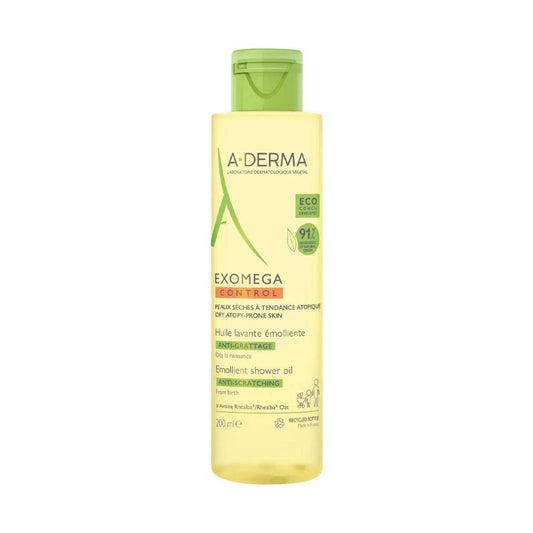 A-Derma EXOMEGA CONTROL Huile lavante émolliente anti-grattage 200ml - Para Klean