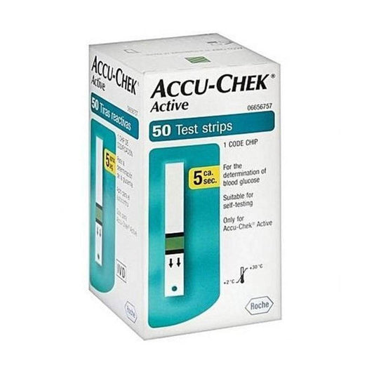 Accu Chek Active De Test De La Glycémie 50 Bandelettes - Para Klean