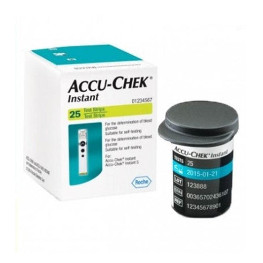 Accu-Chek Instant Bandelettes Réactives 25 Pièces - Para Klean