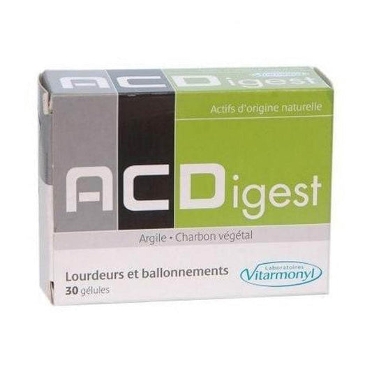 Acdigest Lourdeurs Et Ballonements 30 Gélules {{ para_klean }}