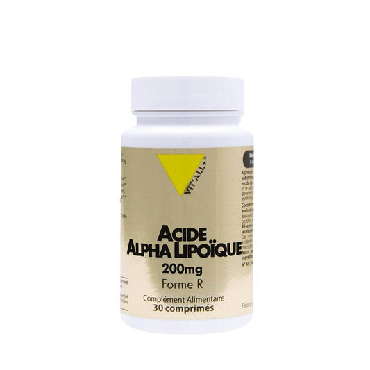 VITALL+ Acide alpha lipoique 200mg 30 comprimes {{ para_klean }}