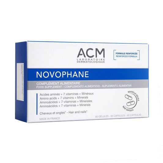 Acm Novophane Cheveux Et Ongles 7 Acides Aminés 60 Capsules {{ para_klean }}