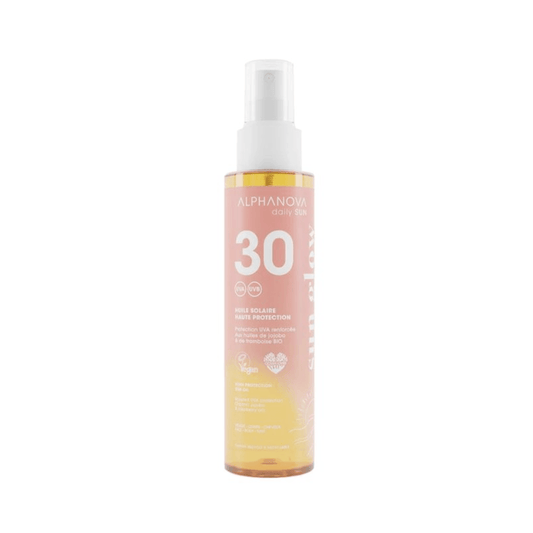 Alphanova Sun Glow Huile Solaire Spf30 125ml {{ para_klean }}