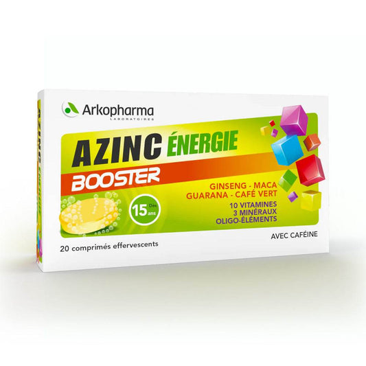 Azinc Energie Booster 20 Comprimés {{ para_klean }}