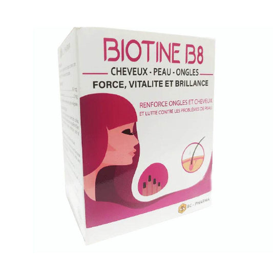BC-Pharma Biotine B8 Formule Fortifiante 40 Gélules {{ para_klean }}