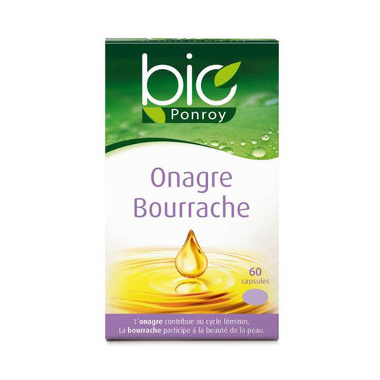Bio Ponroy Onagre Bourrache 60 Capsules - Para Klean