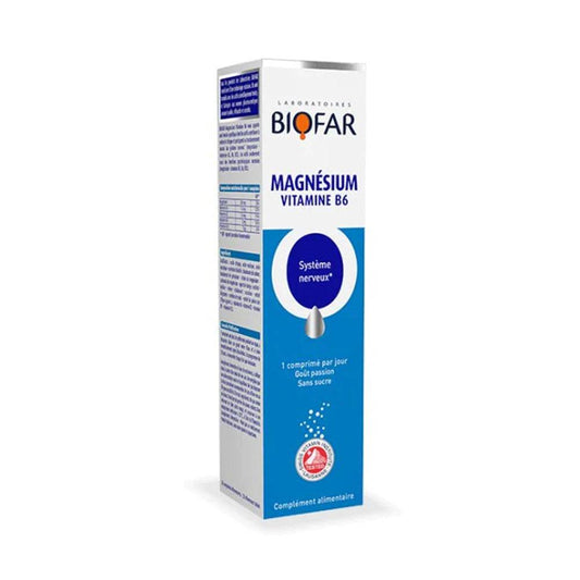 Biofar Magnésium B6+B2 20 Capsules {{ para_klean }}
