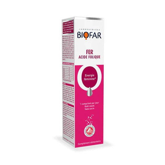 Biofar Fer Acide Folique 20 Comprimés {{ para_klean }}