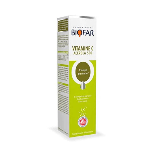 Biofar Vitamine C Acerola 500 20 Capsules {{ para_klean }}