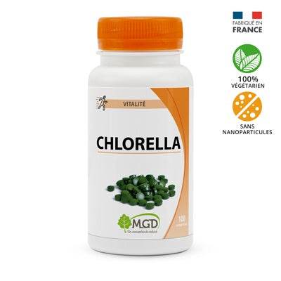 MGD Chlorella boite 100 gélules {{ para_klean }}