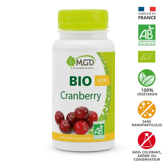 MGD Cranberry Bio 30 gélules {{ para_klean }}