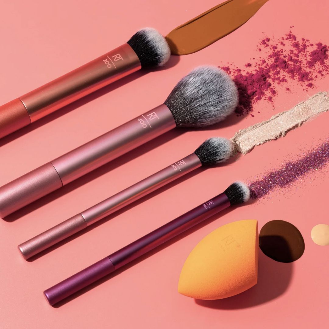 Real Techniques Everyday Essentials Makeup Brush Set - Para Klean