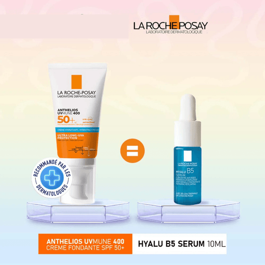 LA ROCHE POSAY ANTHELIOS ULTRA CRÈME INVISIBLE SPF 50+ 50ML = HYALU B5 SERUM 10ML OFFERT - Para Klean
