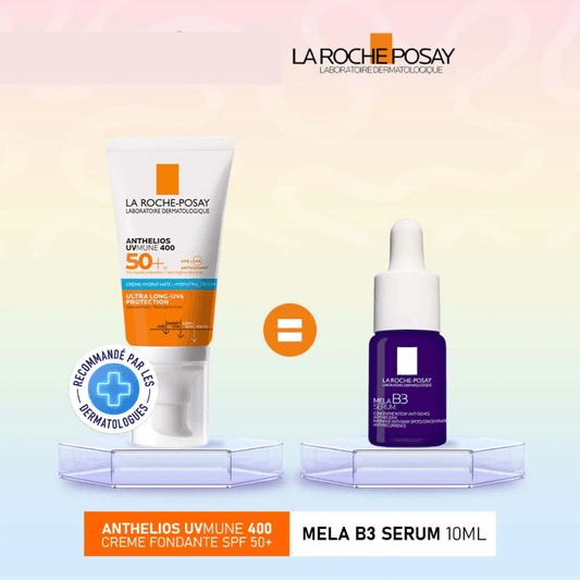 LA ROCHE POSAY ANTHELIOS ULTRA CRÈME INVISIBLE SPF 50+ 50ML =MELA B3 SERUM 10ML OFFERT - Para Klean