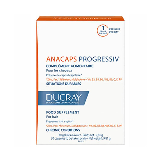 Ducray Anacaps Progressiv 30 Gélules {{ para_klean }}