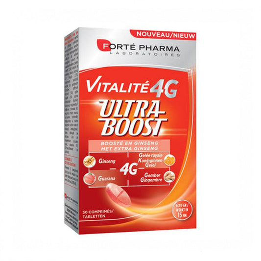 Forté Pharma Vitalité 4G Ultra Boost Avec Ginseng 20 Comprimés {{ para_klean }}