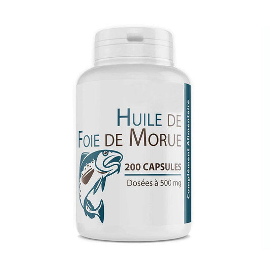 GPH Diffusion Huile De Foie De Morue 500mg 200 Capsules {{ para_klean }}