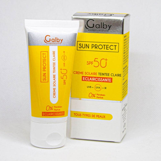 Galby sun protect écran solaire teinte claire SPF50+ 50ml - Para Klean