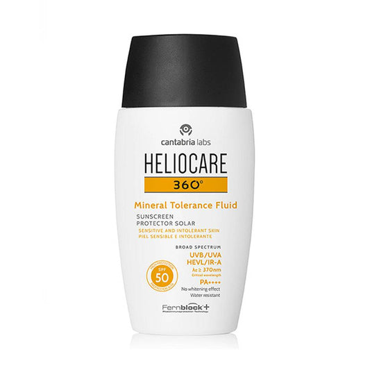 HELIOCARE 360° Fluide Tolérance Minérale SPF50 50ml - Para Klean