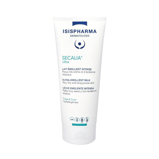 Isispharma Secalia Ultra Lait Emollient Intense, Hydratation 24h - Para Klean