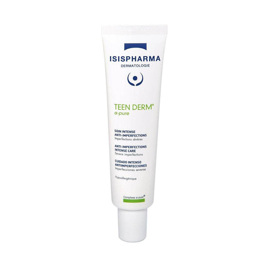 Isispharma Teen Derm Alpha α-Pure Soin Intense Anti-Imperfections 30ml - Traitement Ciblé Acné Sévère - Para Klean