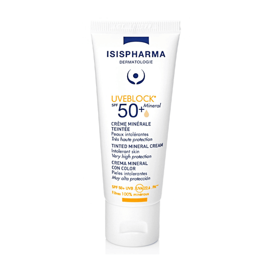 Isispharma Uveblock Minéral Teinté SPF50+  40ml - Para Klean