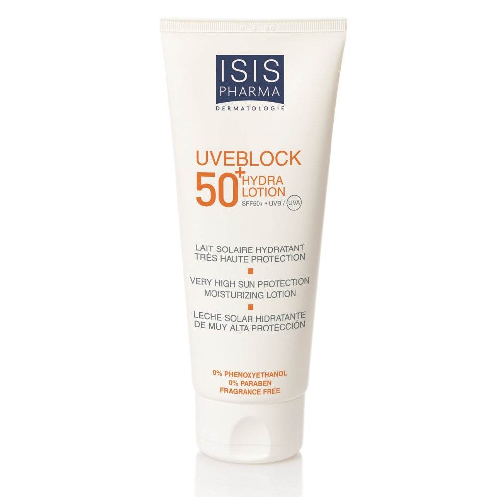 Isispharma Uveblock Hydra Lotion Crème Solaire SPF50+ 100ml - Para Klean