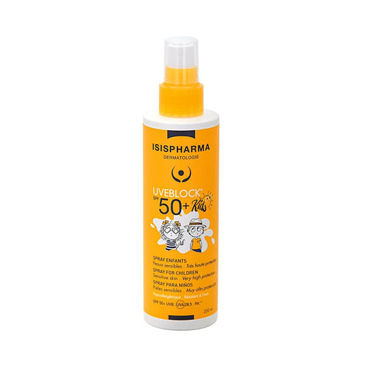 Isispharma Uveblock Spray Enfants SPF50+ 200ml - Para Klean