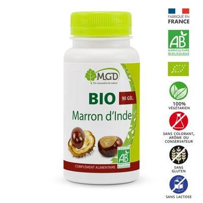 MGD bio marron d'inde boite 90 gélules {{ para_klean }}