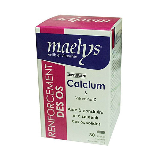 Maelys Calcium Et Vitamine D 30 Gélules - Para Klean