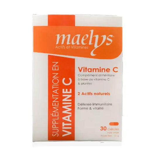 Maelys Vitamine C Et Plantes 30 Gélules {{ para_klean }}