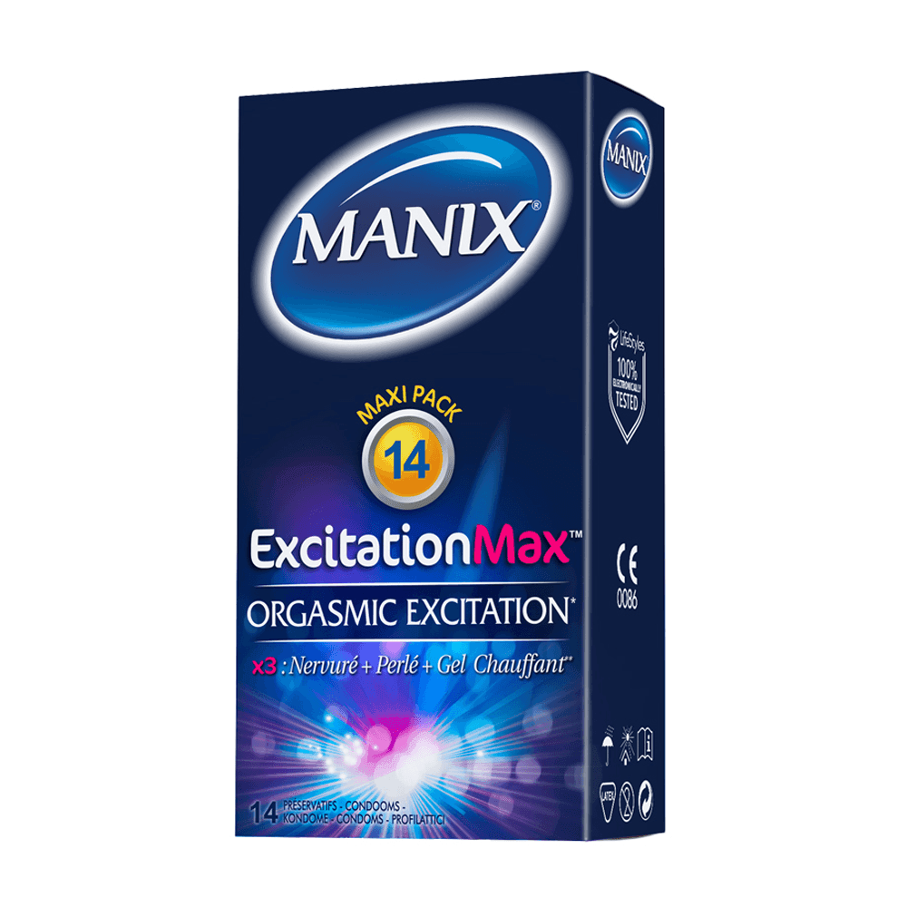 Manix Excitation Max 12 Préservatif - Para Klean