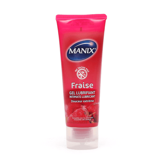 Manix Fraise Gel Lubrifiant 80ml - Para Klean