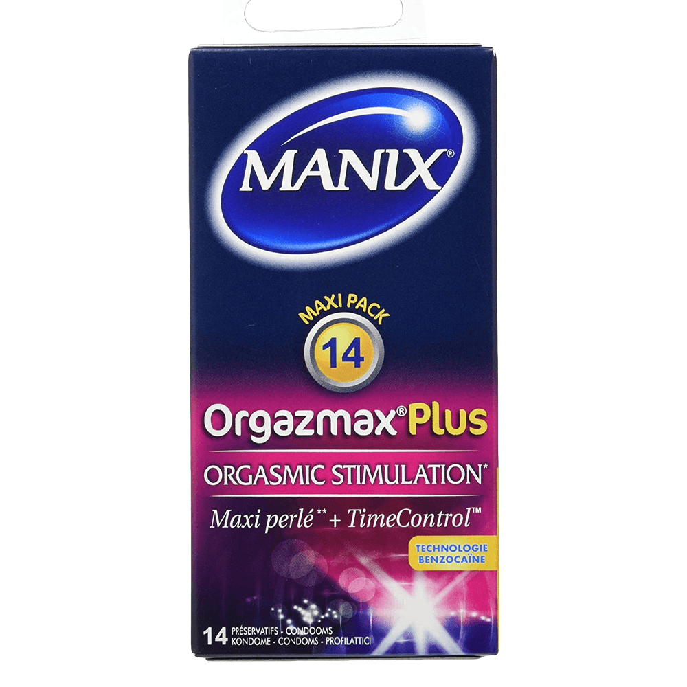 Manix Orgazmax Plus Stimulateur 14 Préservatifs - Para Klean