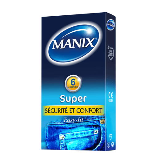 Manix Super 6 Préservatifs - Para Klean