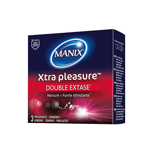 Manix Xtra Pleasure 3 Préservatifs - Para Klean