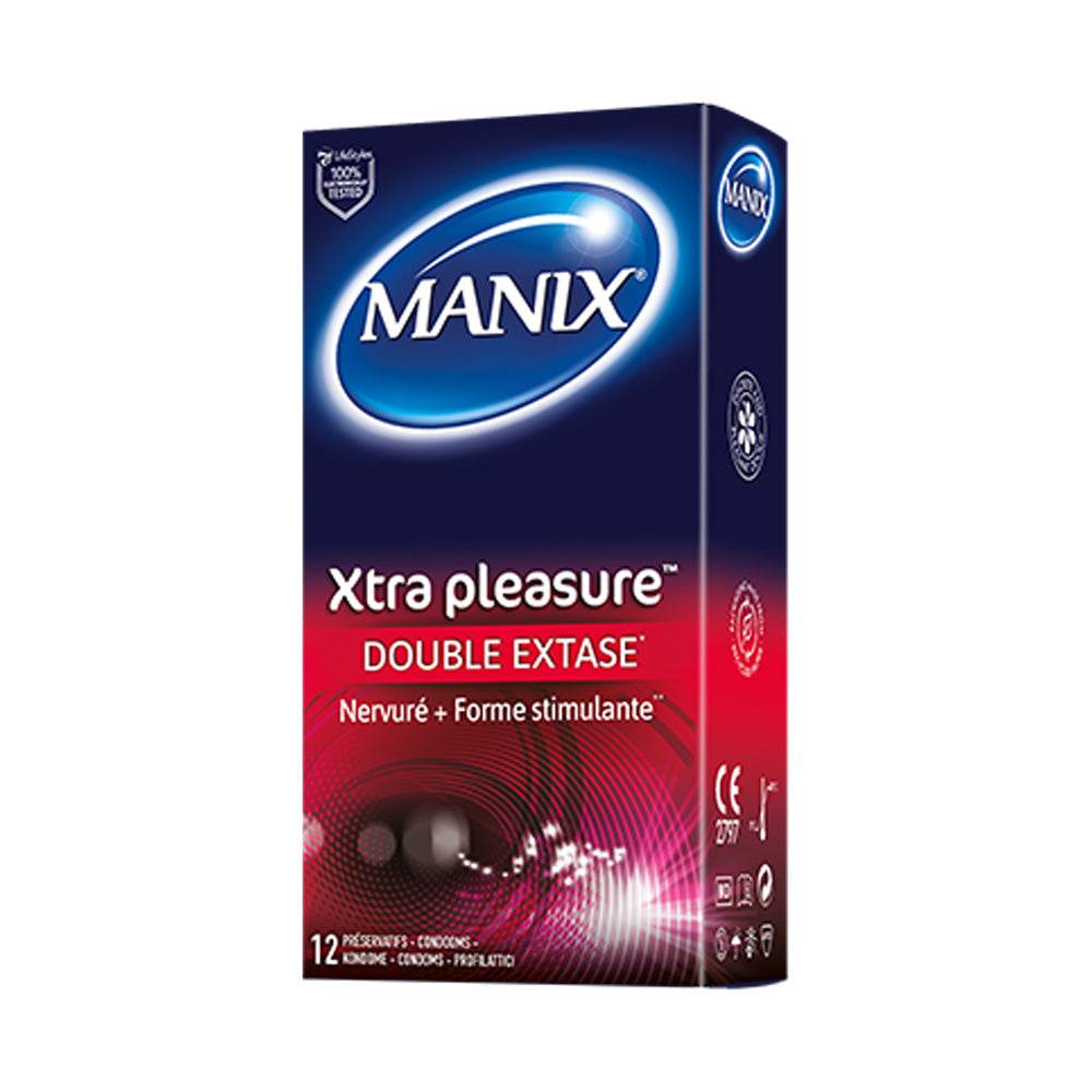 Manix Xtra Pleasure Double Extase 12 Préservatifs - Para Klean