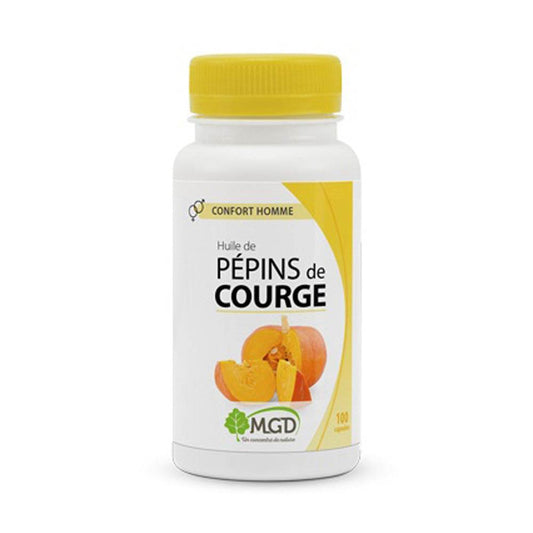 Mgd Nature Huile de Pépins De Courge 100 Capsules - Para Klean