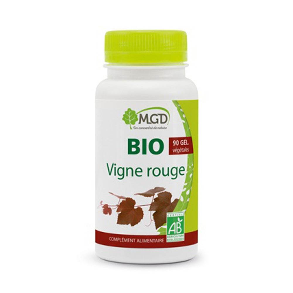 Mgd Nature Vigne Rouge Bio 90 Gélules - Para Klean