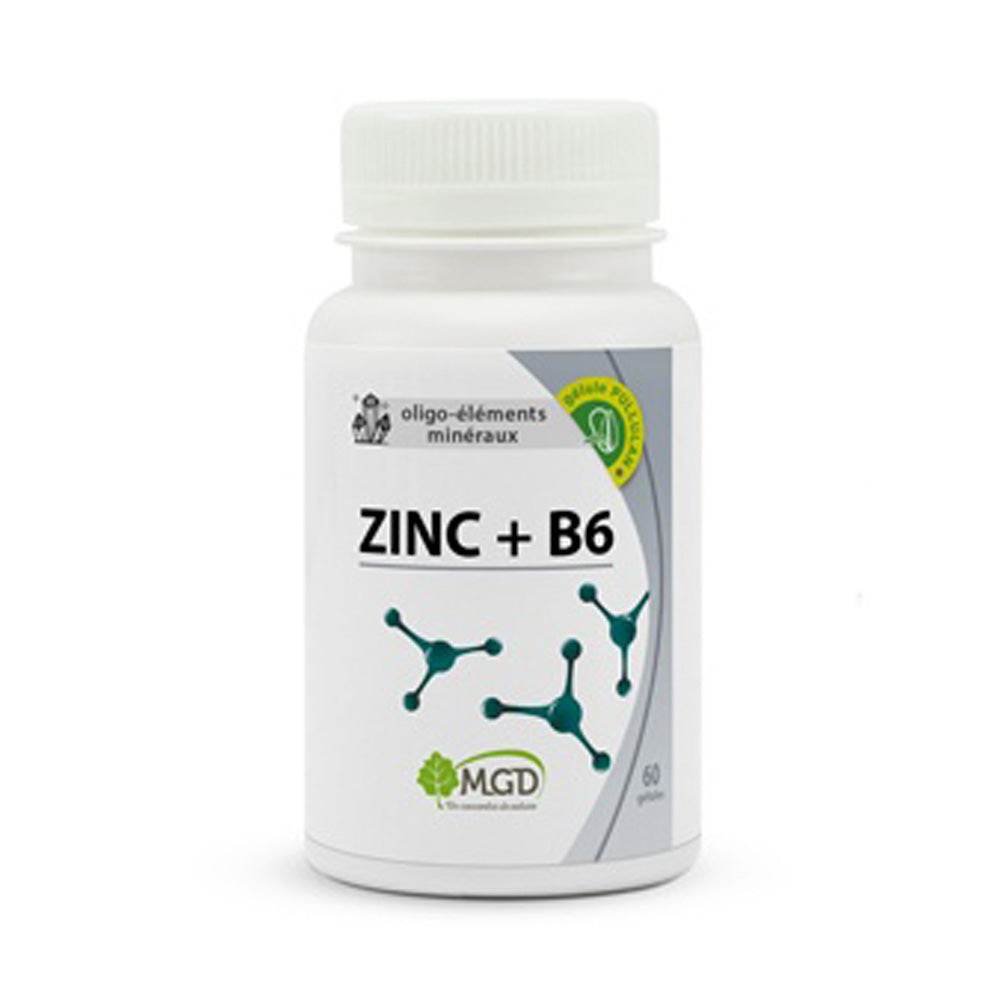 Mgd Nature Zinc+ B6 60 Gélules - Para Klean